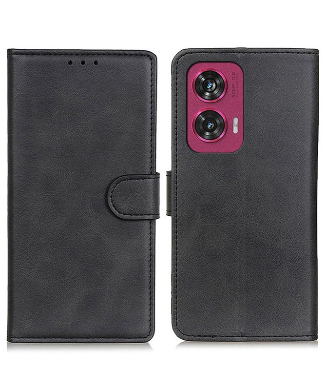 Housse Motorola Edge 50 Fusion Marius effet cuir mat