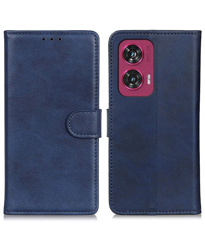 Housse Motorola Edge 50 Fusion Marius effet cuir mat