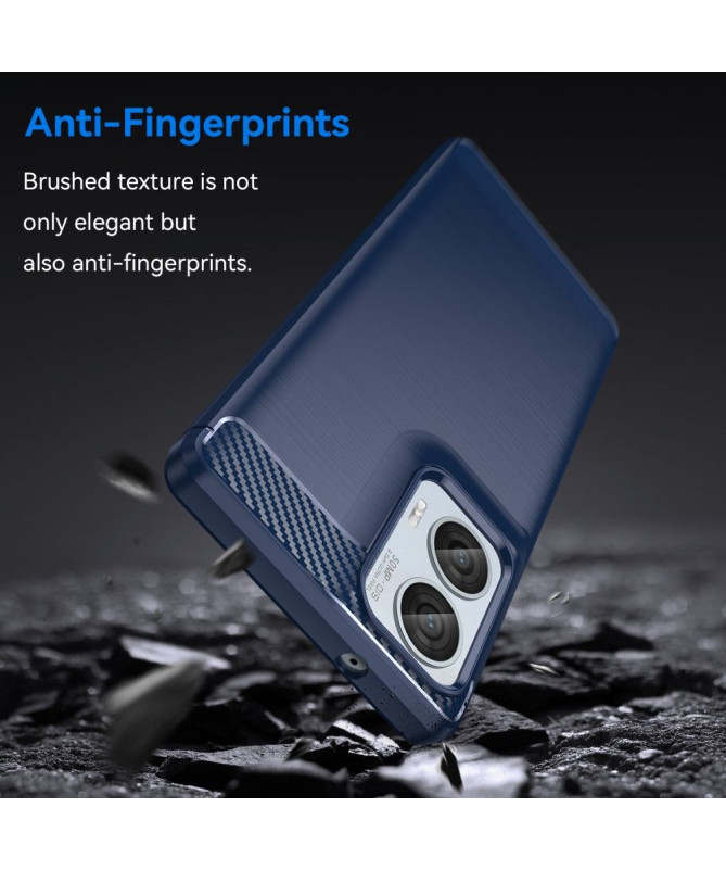 Coque Motorola Edge 50 Fusion effet brossé silicone