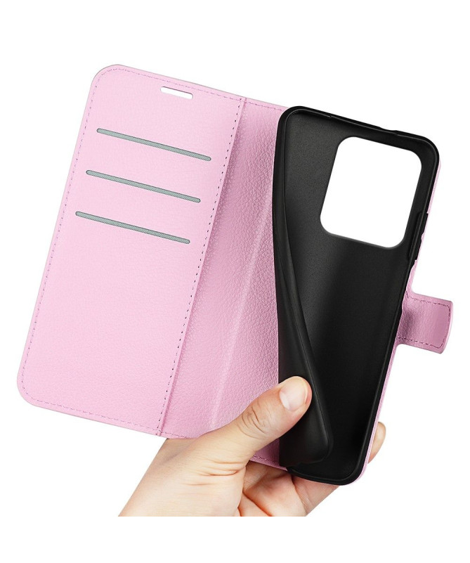 Housse Motorola Edge 50 Ultra portefeuille style cuir