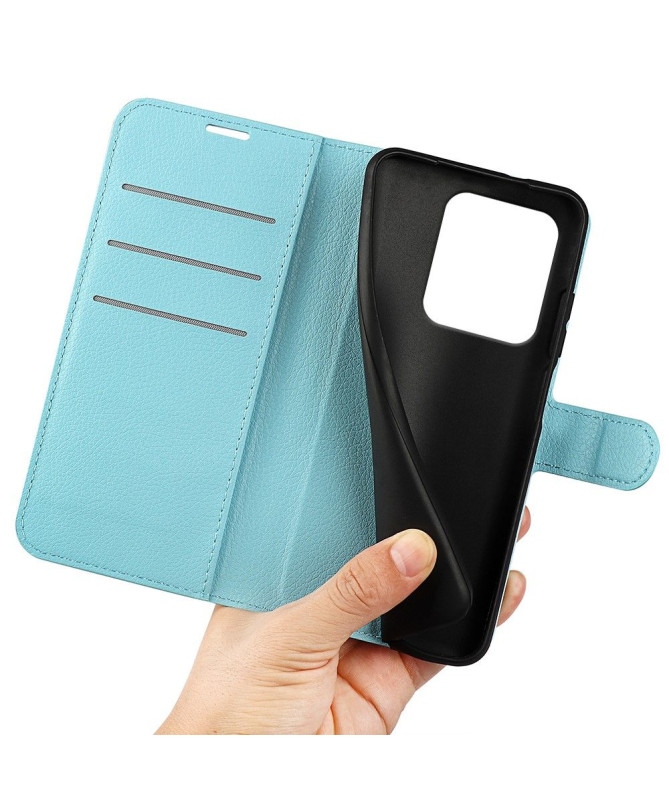 Housse Motorola Edge 50 Ultra portefeuille style cuir