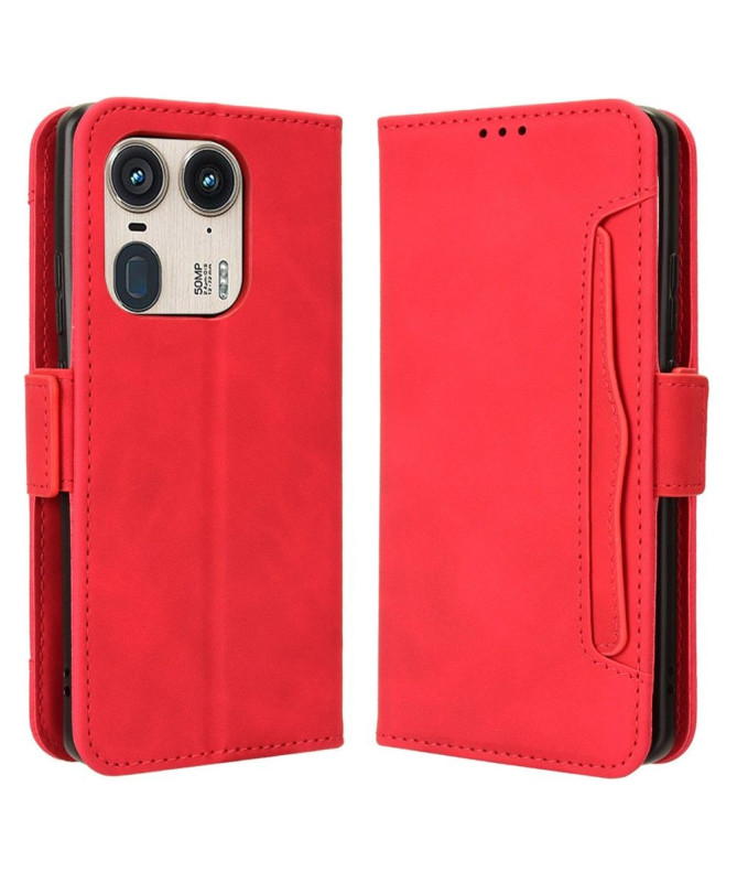 Housse Motorola Edge 50 Ultra Premium avec Porte Cartes