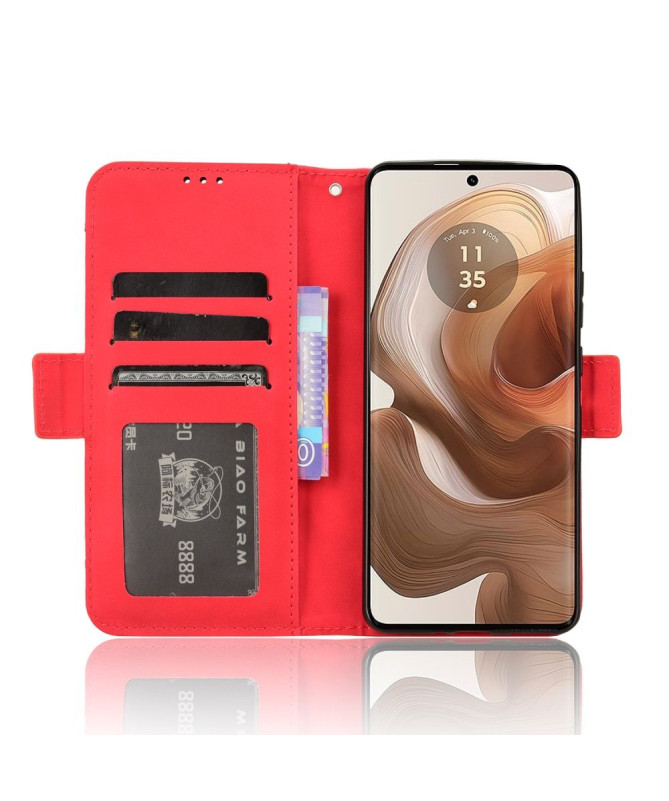 Housse Motorola Edge 50 Ultra Premium avec Porte Cartes