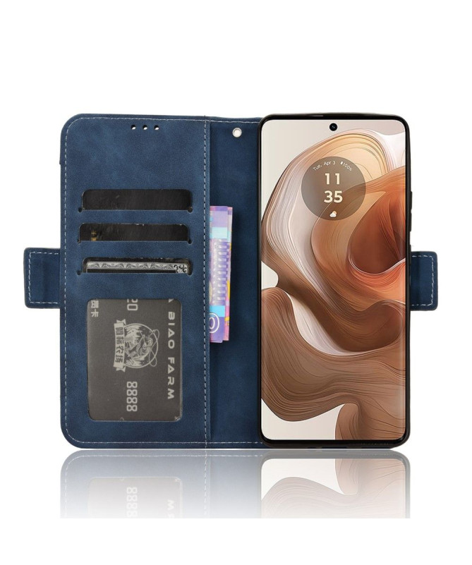 Housse Motorola Edge 50 Ultra Premium avec Porte Cartes