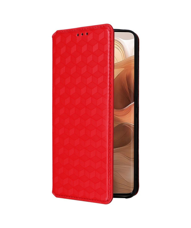 Housse Motorola Edge 50 Ultra flip cover design géométrie