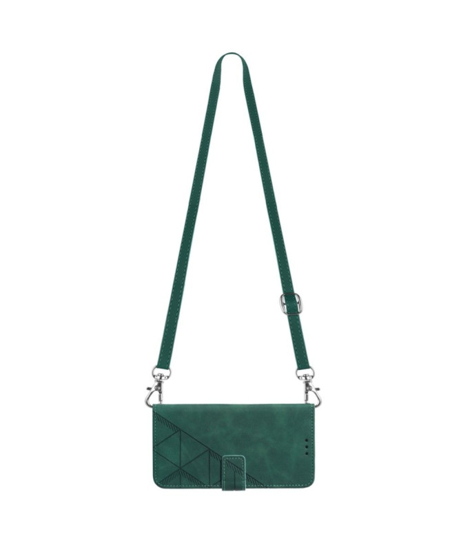 Housse Motorola Moto G31 / G41 design géométrique avec sangle