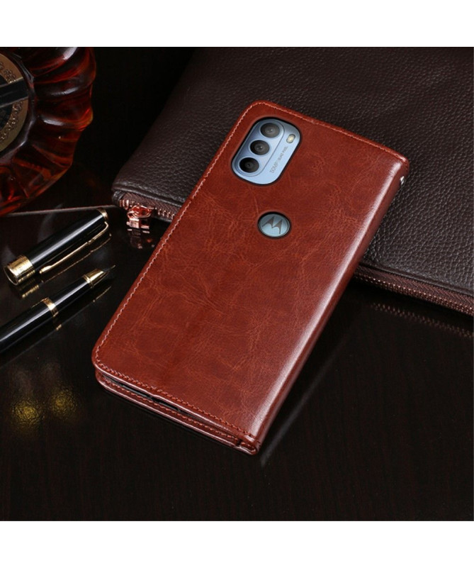 Housse Motorola Moto G31 / G41 IDEWEI Folio Effet Cuir