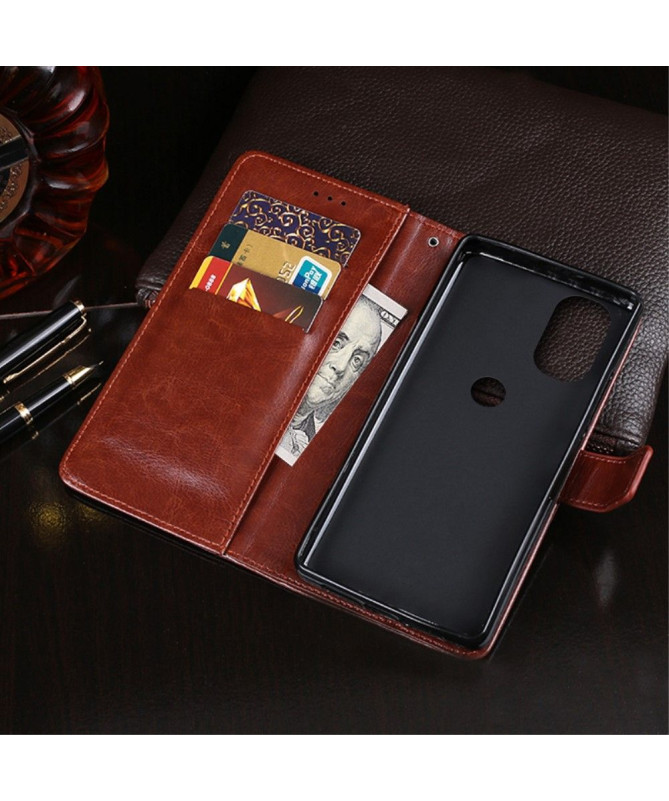 Housse Motorola Moto G31 / G41 IDEWEI Folio Effet Cuir
