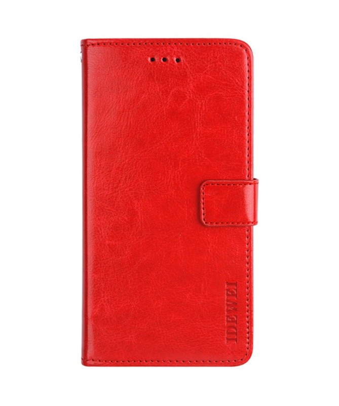 Housse Motorola Moto G31 / G41 IDEWEI Folio Effet Cuir