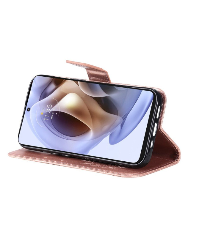 Housse Motorola Moto G31 / G41 Sunflower à lanière