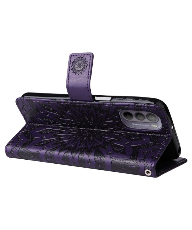 Housse Motorola Moto G31 / G41 Sunflower à lanière