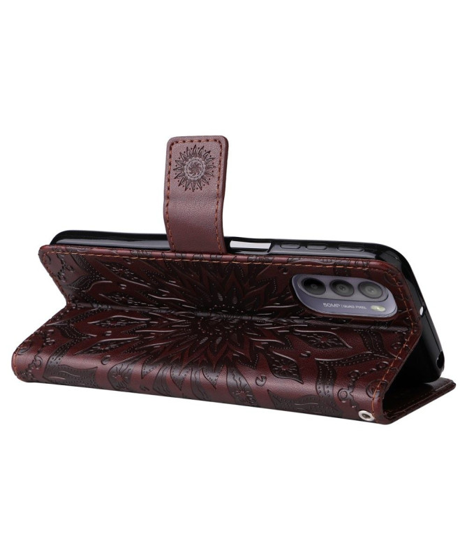 Housse Motorola Moto G31 / G41 Sunflower à lanière