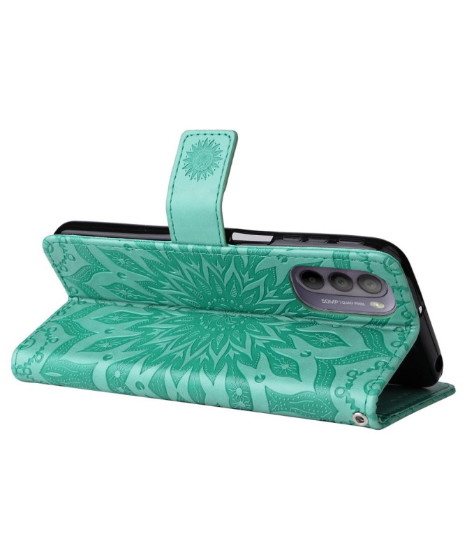 Housse Motorola Moto G31 / G41 Sunflower à lanière