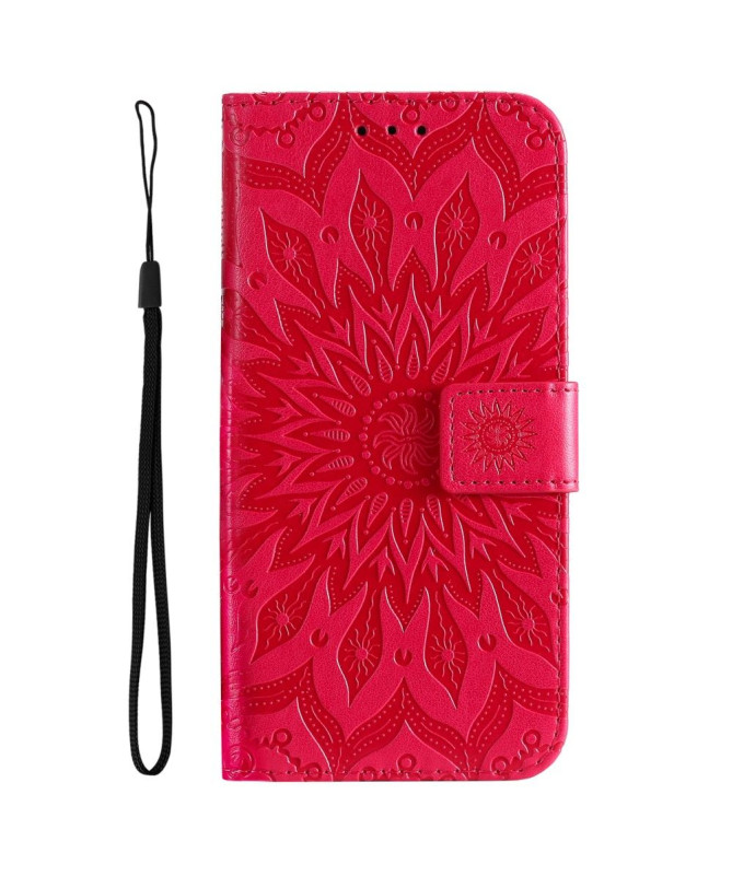 Housse Motorola Moto G31 / G41 Sunflower à lanière