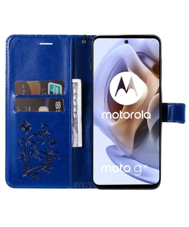 Housse Motorola Moto G31 / G41 papillons fonction support