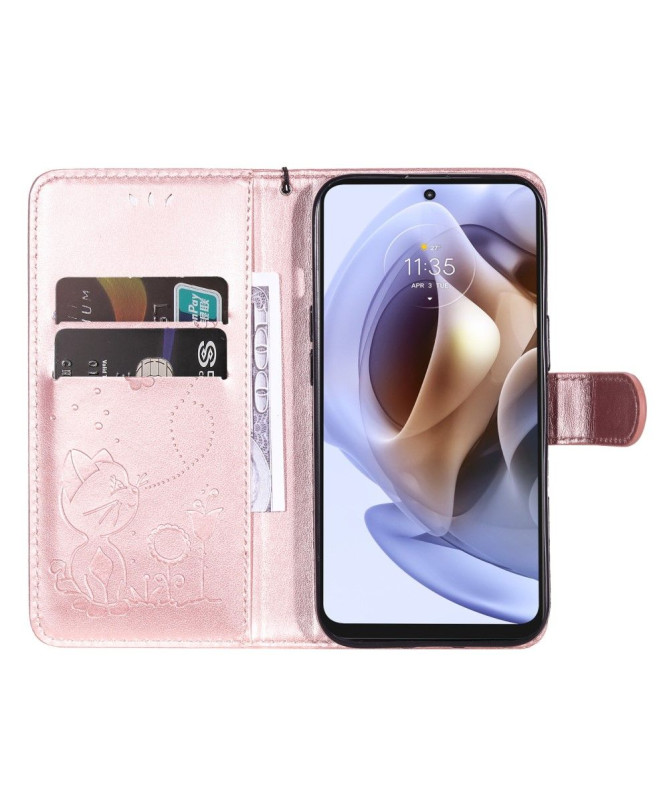 Housse Motorola Moto G31 / G41 Illustration chat