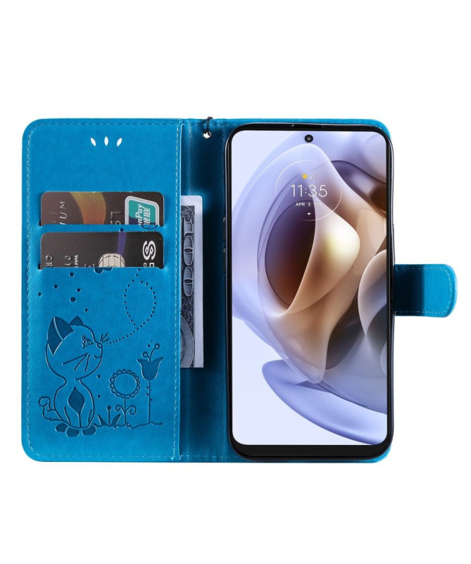 Housse Motorola Moto G31 / G41 Illustration chat