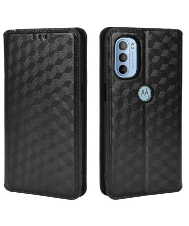 Housse Motorola Moto G31 / G41 flip cover design géométrie