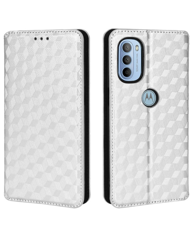 Housse Motorola Moto G31 / G41 flip cover design géométrie