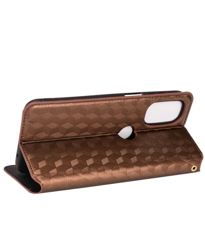 Housse Motorola Moto G31 / G41 flip cover design géométrie