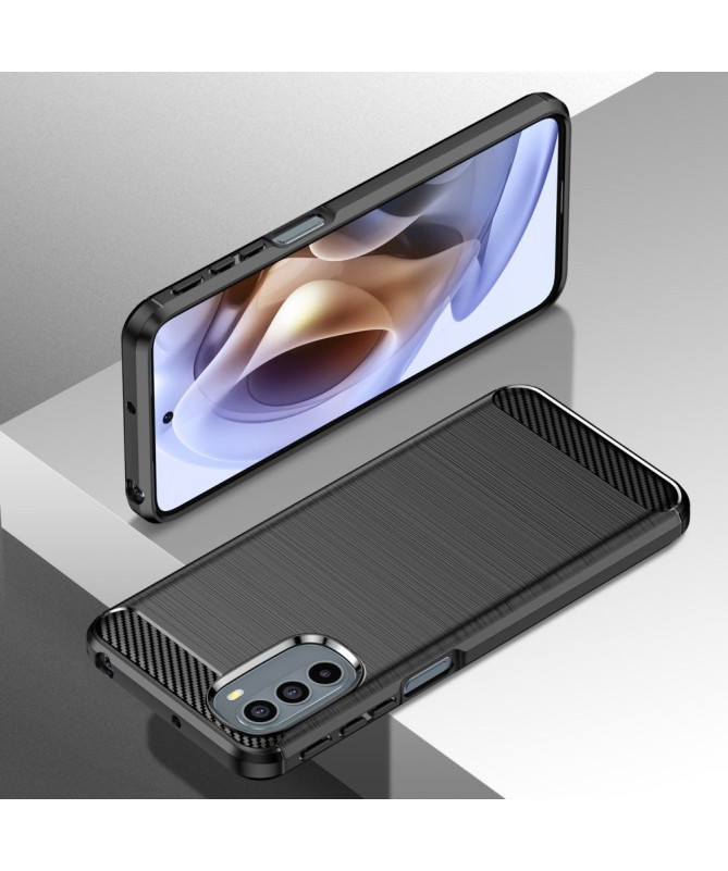 Coque Motorola Moto G31 / G41 effet brossé silicone
