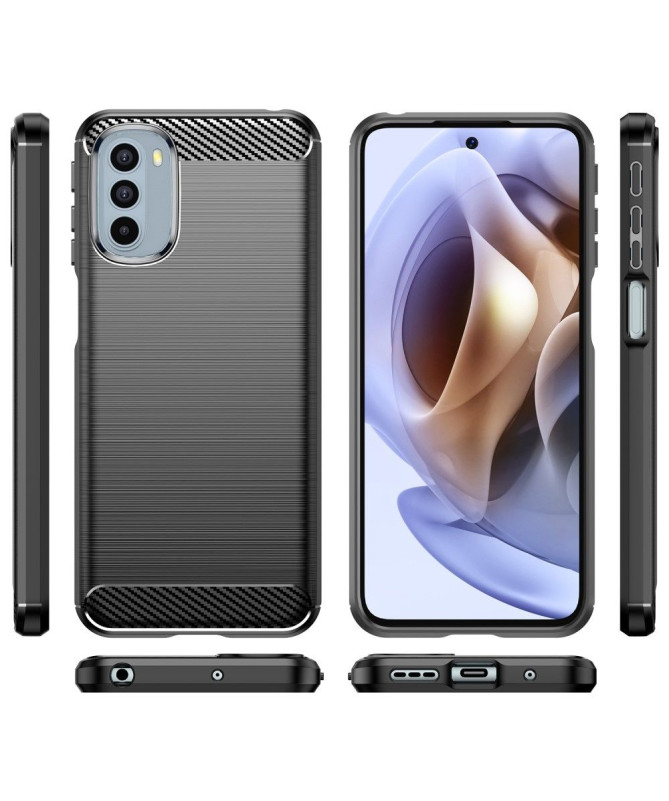 Coque Motorola Moto G31 / G41 effet brossé silicone
