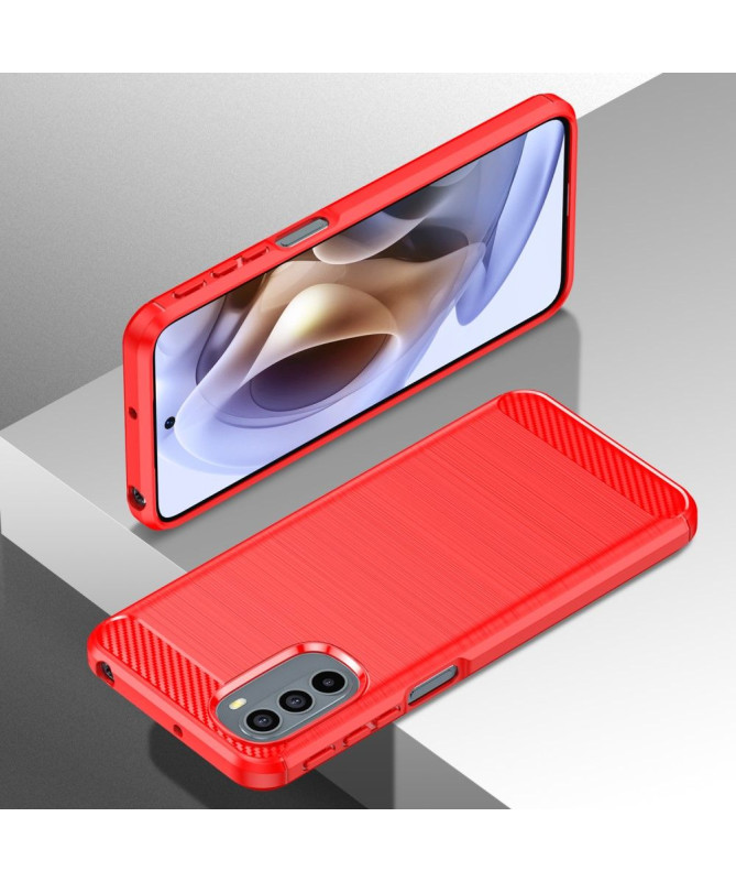 Coque Motorola Moto G31 / G41 effet brossé silicone