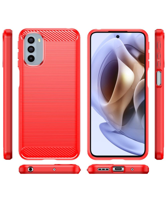 Coque Motorola Moto G31 / G41 effet brossé silicone