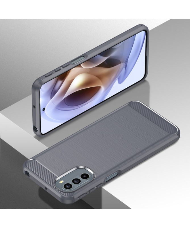 Coque Motorola Moto G31 / G41 effet brossé silicone