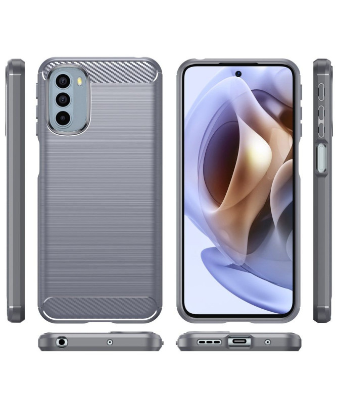 Coque Motorola Moto G31 / G41 effet brossé silicone