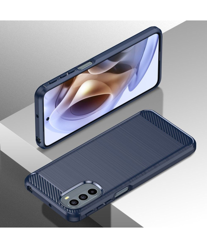 Coque Motorola Moto G31 / G41 effet brossé silicone