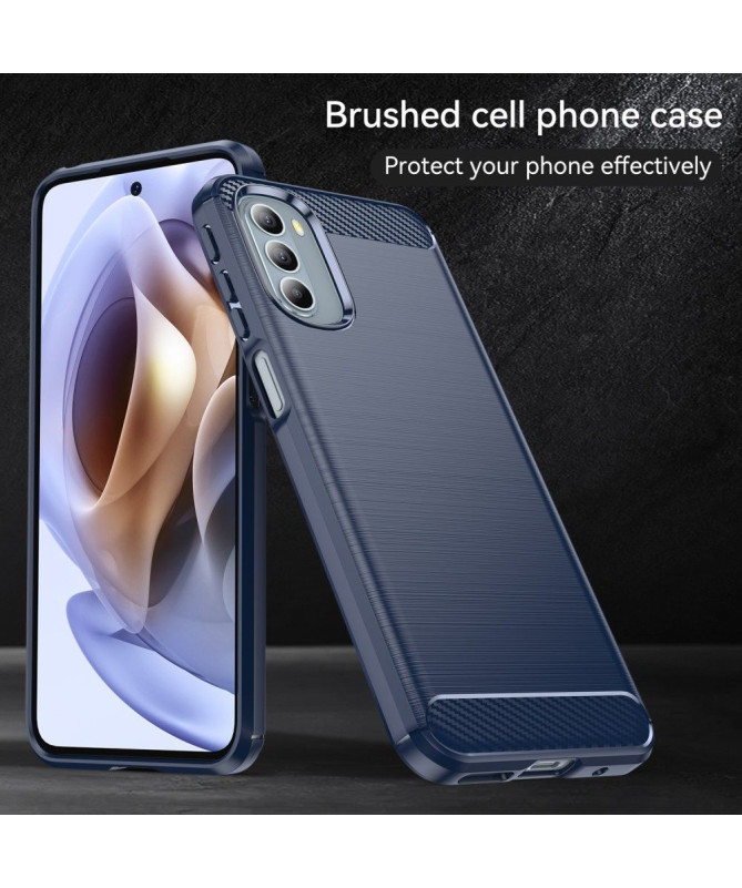 Coque Motorola Moto G31 / G41 effet brossé silicone