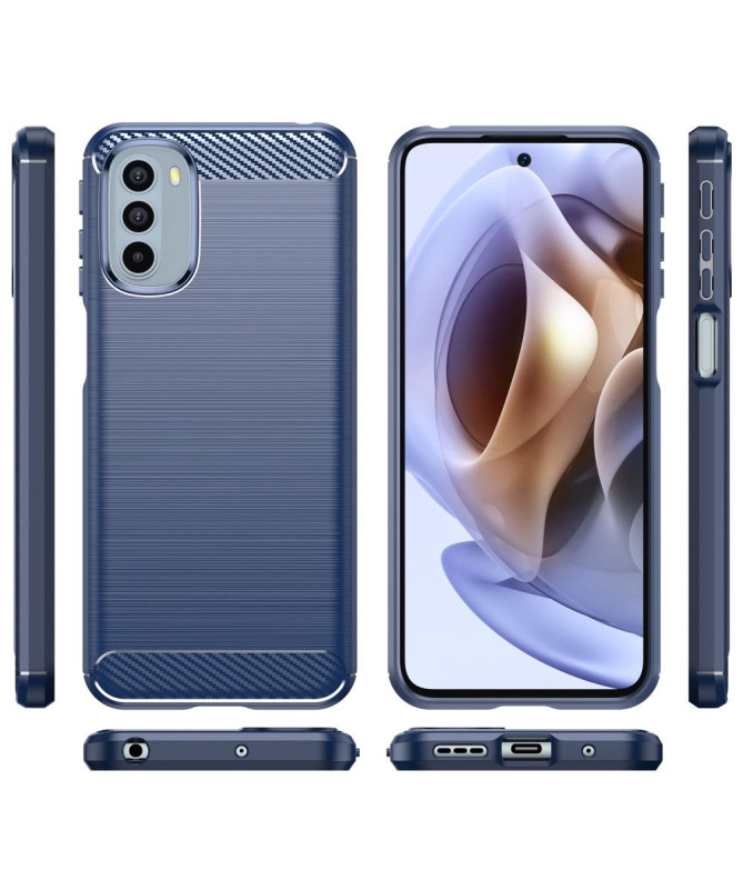 Coque Motorola Moto G31 / G41 effet brossé silicone