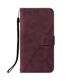 Housse Motorola Moto G31 / G41 effet cuir design géométrique