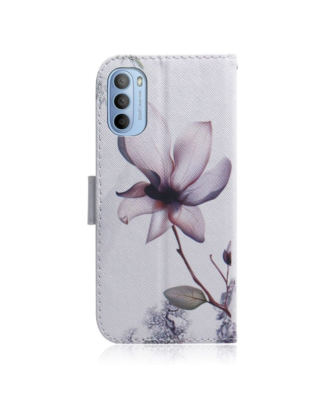 Étui Motorola Moto G31 / G41 fleur sauvage