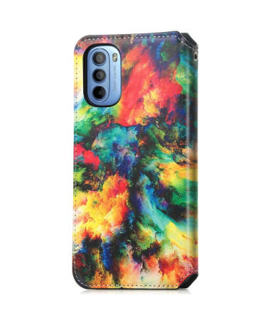 Housse Motorola Moto G31 / Moto G41 Nuage iridescent