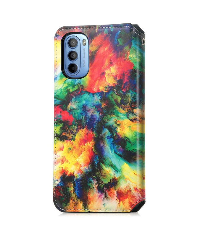 Housse Motorola Moto G31 / Moto G41 Nuage iridescent