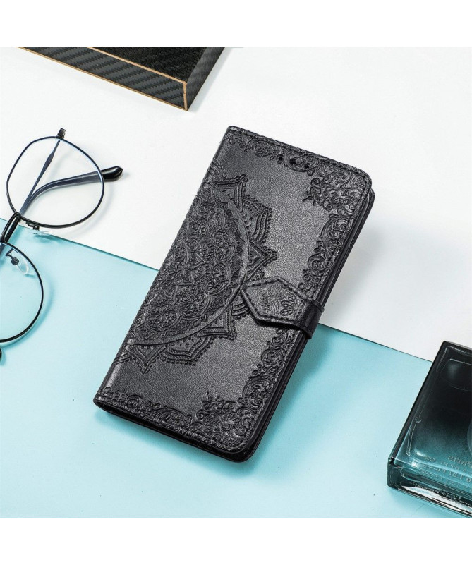 Housse Motorola Moto G31 / Moto G41 Mandala relief en simili cuir