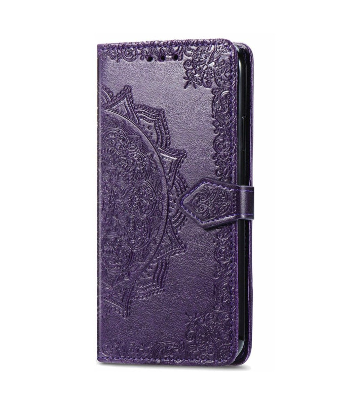 Housse Motorola Moto G31 / Moto G41 Mandala relief en simili cuir