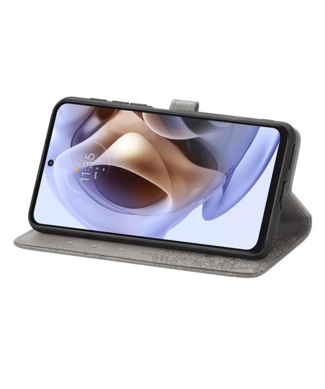 Housse Motorola Moto G31 / Moto G41 Mandala relief en simili cuir