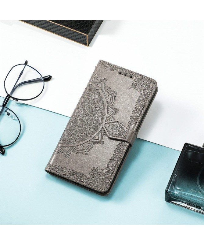 Housse Motorola Moto G31 / Moto G41 Mandala relief en simili cuir