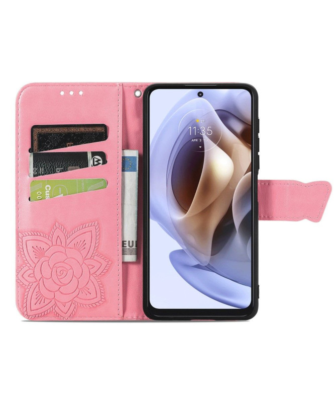 Housse Motorola Moto G31 / Moto G41 Papillon Relief