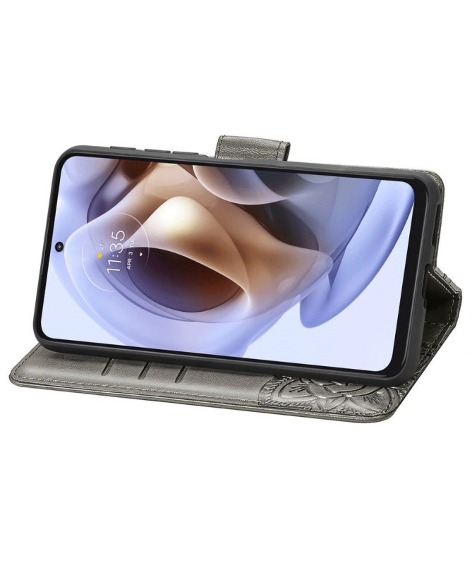 Housse Motorola Moto G31 / Moto G41 Papillon Relief