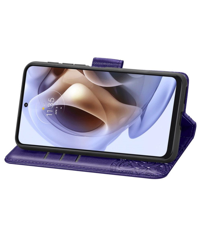 Housse Motorola Moto G31 / Moto G41 Papillon Relief