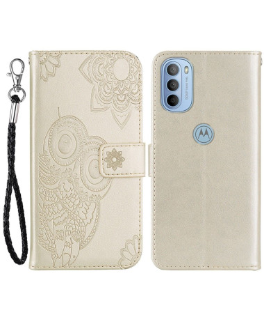 Housse Motorola Moto G31 / Moto G41 Hibou en relief