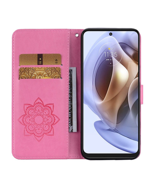 Housse Motorola Moto G31 / Moto G41 Hibou en relief