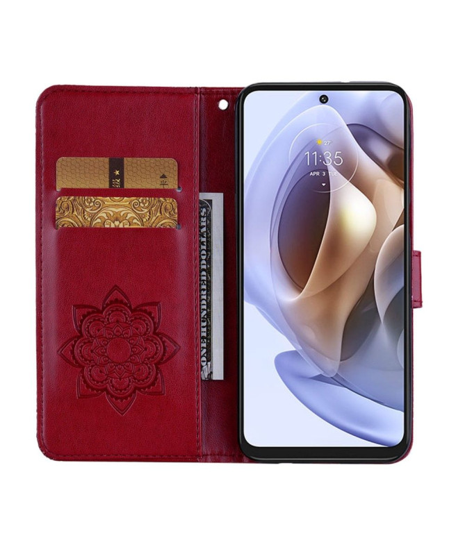 Housse Motorola Moto G31 / Moto G41 Hibou en relief