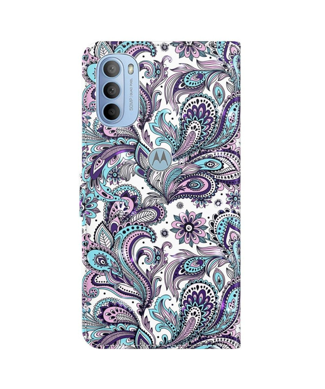 Housse Motorola Moto G31 / Moto G41 Paisley Fleur