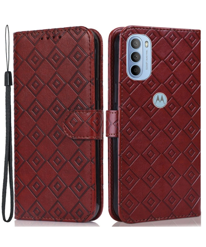 Housse Motorola Moto G31 / Moto G41 Rabat Grid