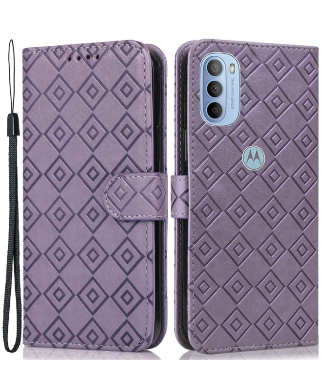 Housse Motorola Moto G31 / Moto G41 Rabat Grid